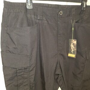 NWT Free Soldier Mens Relaxed Fit Tactical Cargo Work Pants MultiPocket 42W/30L